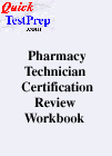 Pharmacy tech certification exam work book & textbook